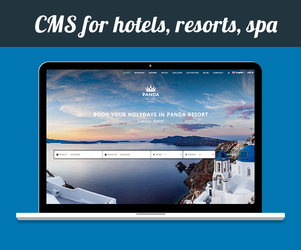 Panda Resort 7 - CMS for Single Hotel - Booking System - 9
